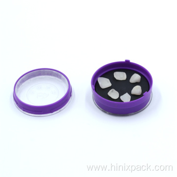 1.5" Clear Plastic Round Packaging Boxes Membrane Boxes